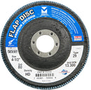 TYPE 29 FLAP DISC 4-1/2" X 7/8" FOR ANGLE GRINDER - 80 GRIT