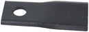 DISC MOWER BLADE. CLOCKWISE, 3.9", 99 MM LONG, 0.640", 16.3 MM HOLE DIAMETER