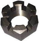 SLOTTED HEX NUT 1-1/8 INCH PLAIN