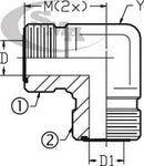 OFS X OFS 90 DEG; - OFS UNION ELBOW - STEEL