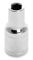 3/16 INCH X 6 POINT STANDARD IMPACT SOCKET - 1/4 INCH DRIVE