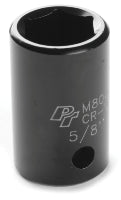 5/8 INCH X 6 POINT STANDARD IMPACT SOCKET - 1/2 INCH DRIVE